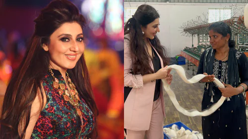 Archana Kochhar Puts Telangana’s Gollabhama Sarees in the Global Spotlight at Miss World